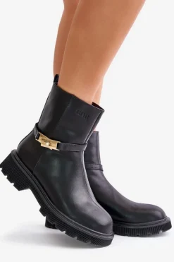 Botki Ocieplane|Czarne Botki><noscript><img width=