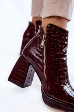 Botki Zimowe Damskie|Botki Na Obcasie><noscript><img width=