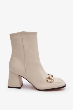 Botki Na Słupku|Brązowe I Beżowe Botki><noscript><img width=