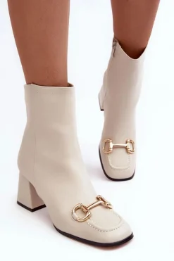 Botki Na Słupku|Brązowe I Beżowe Botki><noscript><img width=