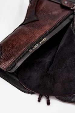 Online Maciejka Skórzane Botki Na Platformie Ocieplane 06565-02 Brązowo-Złote Brązowy