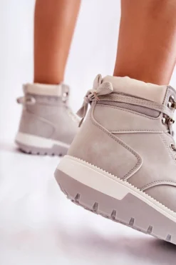 Czarne Botki|Botki Zimowe Damskie><noscript><img width=