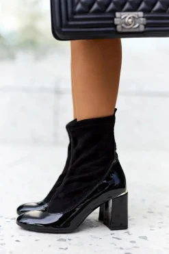 Botki Na Słupku|Czarne Botki><noscript><img width=