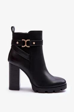 Botki Na Słupku|Czarne Botki><noscript><img width=