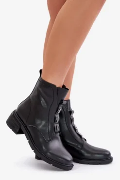 Botki Ocieplane|Czarne Botki><noscript><img width=