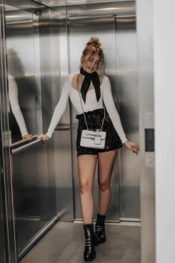 Best Evento Skórzane Botki Ocieplane Czarne Lilinth