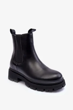 Clearance Skórzane Botki Sztyblety Na Suwak Czarne Pitrese Damskie Brązowe I Beżowe Botki|Botki Płaskie