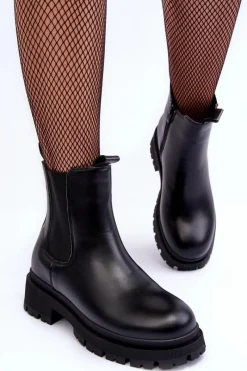 Clearance Skórzane Botki Sztyblety Na Suwak Czarne Pitrese Damskie Brązowe I Beżowe Botki|Botki Płaskie