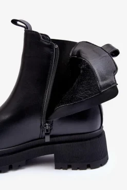 Clearance Skórzane Botki Sztyblety Na Suwak Czarne Pitrese Damskie Brązowe I Beżowe Botki|Botki Płaskie