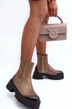 Botki Skórzane|Botki Zimowe Damskie><noscript><img width=