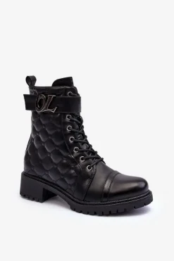 Czarne Botki|Botki Płaskie><noscript><img width=