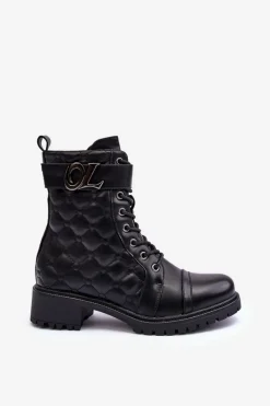 Czarne Botki|Botki Płaskie><noscript><img width=