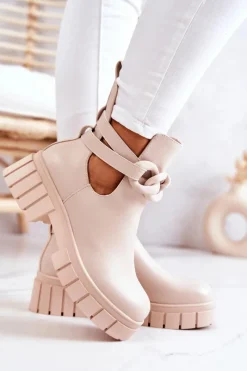 Botki Wiosenne|Brązowe I Beżowe Botki><noscript><img width=