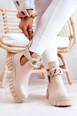 Botki Wiosenne|Brązowe I Beżowe Botki><noscript><img width=