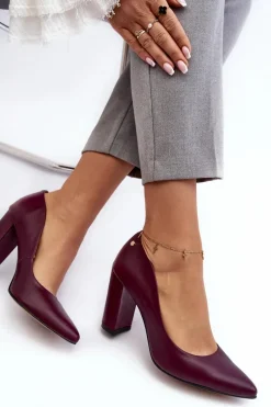 Czółenka Na Słupku|Czółenka Klasyczne><noscript><img width=