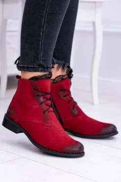 Botki Sznurowane|Botki Zimowe Damskie><noscript><img width=