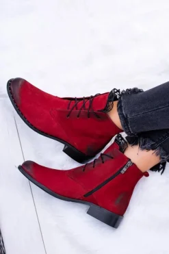 Botki Sznurowane|Botki Zimowe Damskie><noscript><img width=