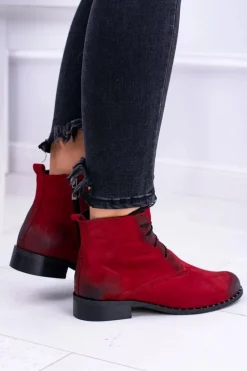 Botki Sznurowane|Botki Zimowe Damskie><noscript><img width=