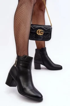 Botki Zimowe Damskie|Botki Na Obcasie><noscript><img width=