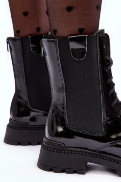 Damskie Trapery|Botki Skórzane><noscript><img width=