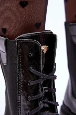 Damskie Trapery|Botki Skórzane><noscript><img width=