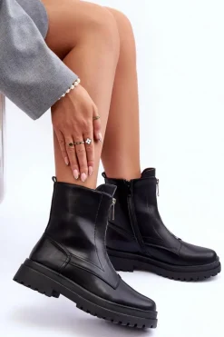 Czarne Botki|Botki Płaskie><noscript><img width=