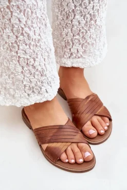 Klapki Damskie Klasyczne><noscript><img width=