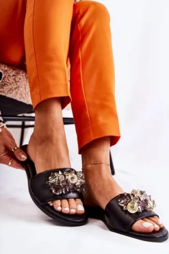 Klapki Damskie Klasyczne><noscript><img width=