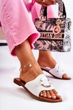 Klapki Damskie Klasyczne><noscript><img width=