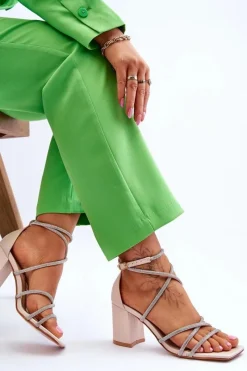 Sandały Na Obcasie><noscript><img width=