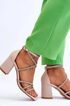 Sandały Na Obcasie><noscript><img width=