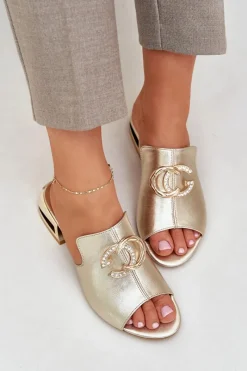 Klapki Na Obcasie|Klapki Damskie Klasyczne><noscript><img width=