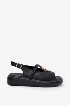 Sandały Z Cholewką|Sandały Na Koturnie><noscript><img width=