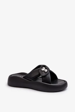 Klapki Na Platformie|Klapki Damskie Klasyczne><noscript><img width=