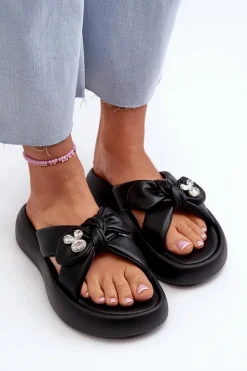 Klapki Na Platformie|Klapki Damskie Klasyczne><noscript><img width=