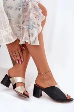 Klapki Na Obcasie|Klapki Damskie Klasyczne><noscript><img width=