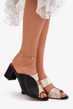 Klapki Na Obcasie|Klapki Damskie Klasyczne><noscript><img width=