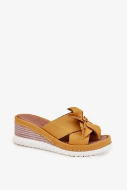 Klapki Na Koturnie|Klapki Damskie Klasyczne><noscript><img width=