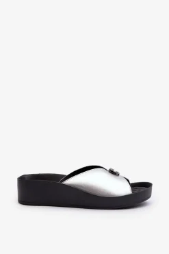 Klapki Na Koturnie|Klapki Damskie Klasyczne><noscript><img width=