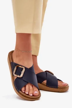 Klapki Na Platformie|Klapki Damskie Klasyczne><noscript><img width=