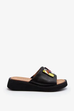 Klapki Na Platformie|Klapki Damskie Klasyczne><noscript><img width=