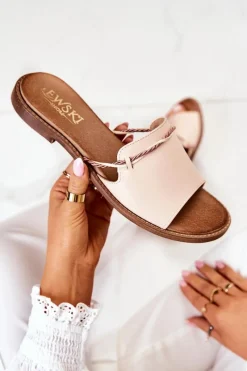 Klapki Damskie Klasyczne><noscript><img width=