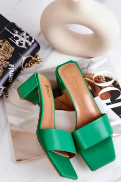 Klapki Na Obcasie|Klapki Damskie Klasyczne><noscript><img width=