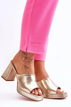 Klapki Na Obcasie|Klapki Damskie Klasyczne><noscript><img width=