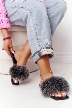 Klapki Z Futerkiem|Klapki Damskie Klasyczne><noscript><img width=