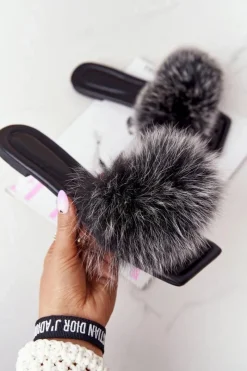 Klapki Z Futerkiem|Klapki Damskie Klasyczne><noscript><img width=