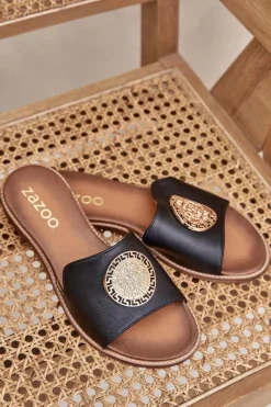 Klapki Damskie Klasyczne><noscript><img width=