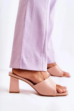 Klapki Na Obcasie|Klapki Damskie Klasyczne><noscript><img width=