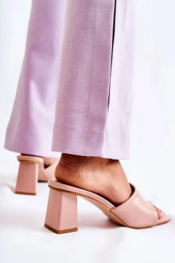 Klapki Na Obcasie|Klapki Damskie Klasyczne><noscript><img width=