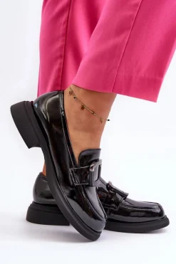 Mokasyny Damskie Skórzane|Mokasyny Damskie Lakierowane><noscript><img width=